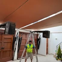 Toldo instalado